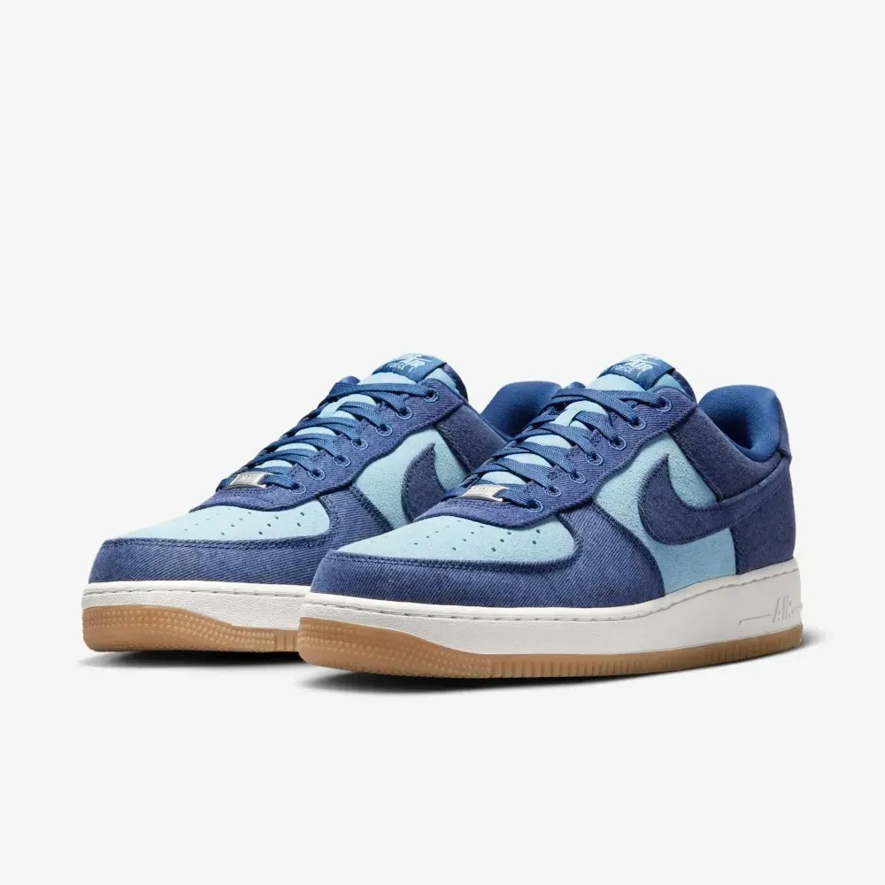 Air Force 1 '07 LV8 Denim Navy Worn Blue — 41, Novo