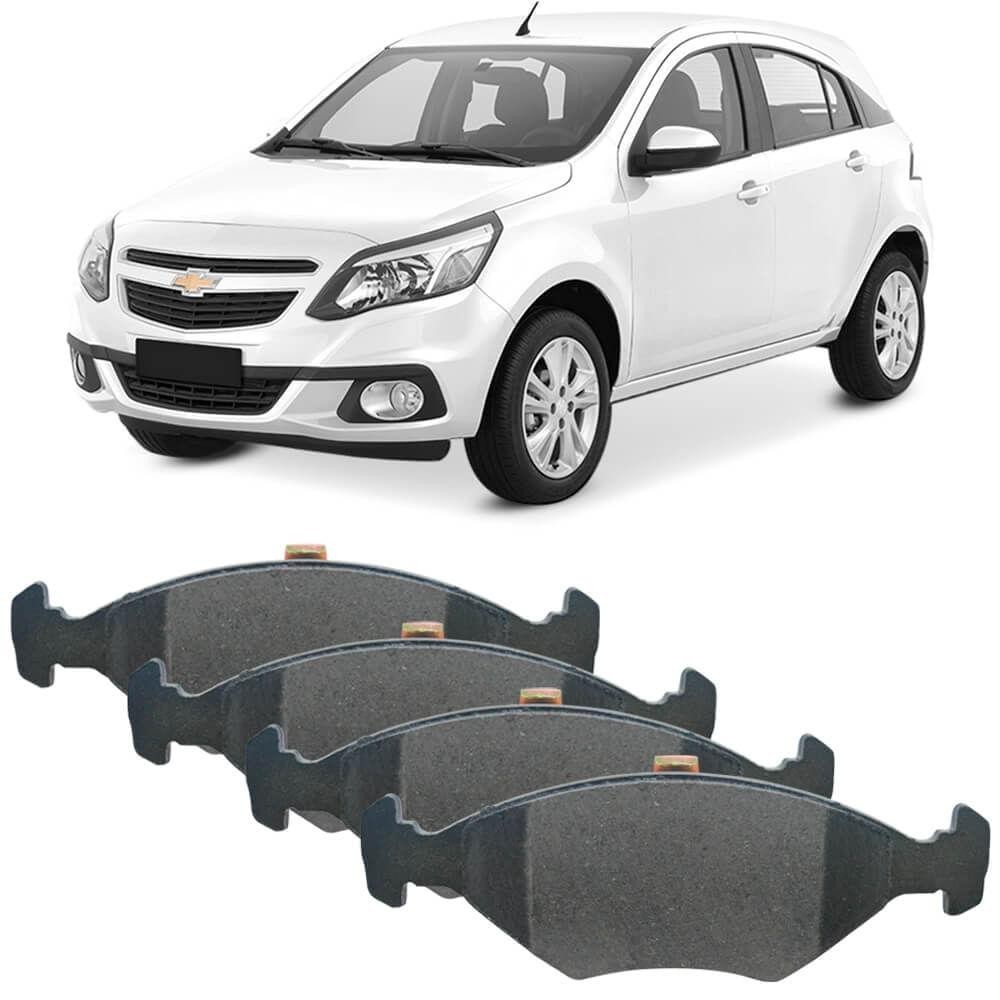 Foto 2 de Kit Pastilha Freio Chevrolet Agile 2010 A 2014 Dianteiro