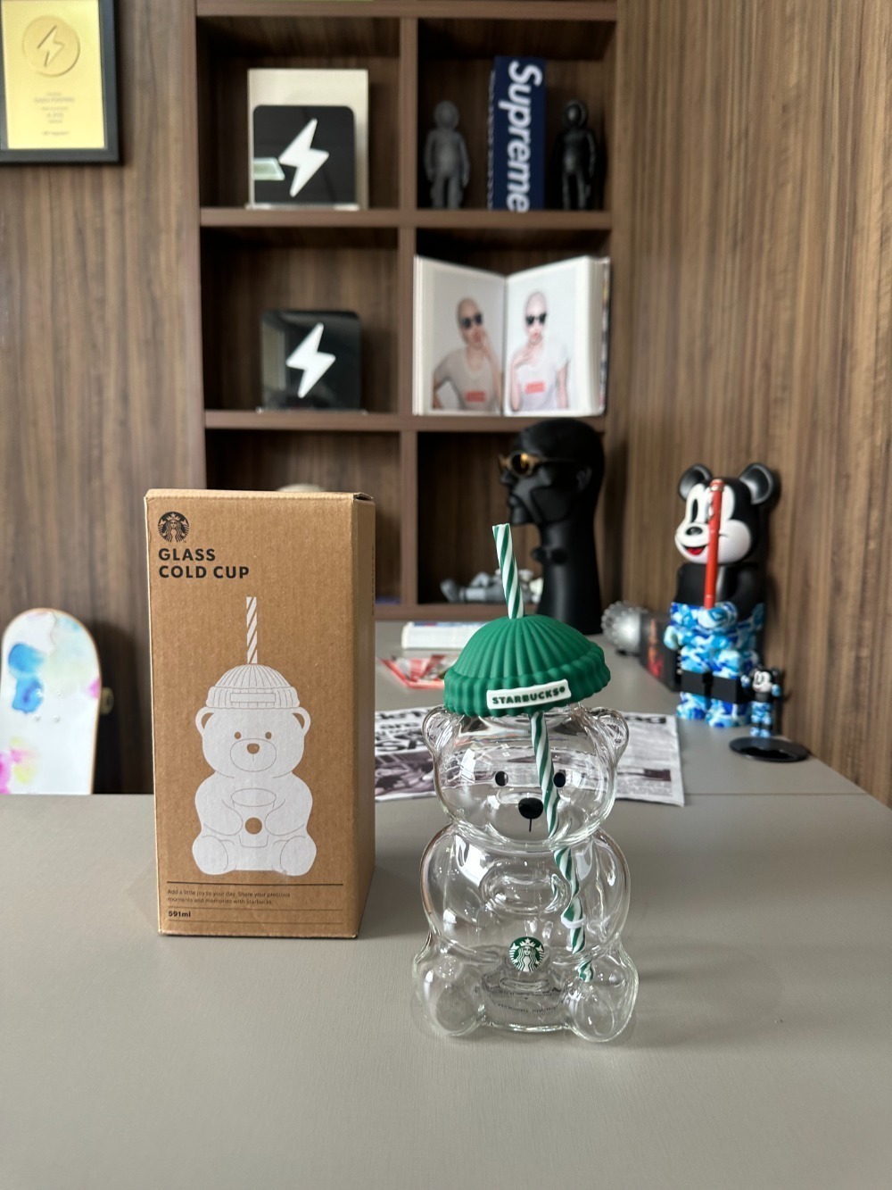 Copo Starbucks Bearista Glass Bear Limited Edition — Único, Novo