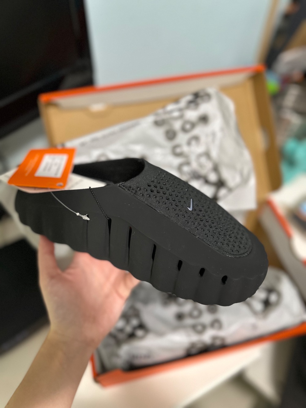 Nike Mind 001 Slide Black Chrome — 39.5, Novo