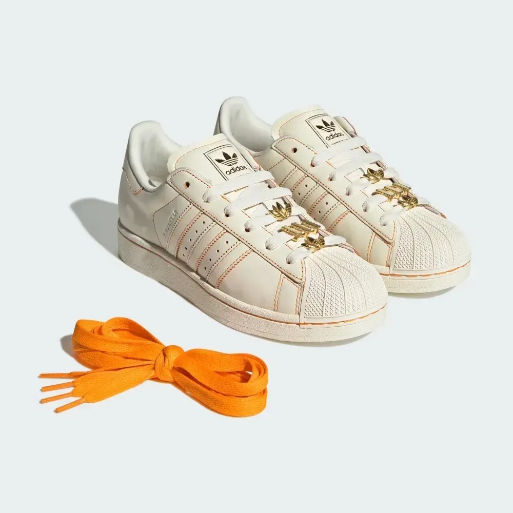 adidas Superstar II Off White Gold Metallic Feminino — 38 / 42, Novo