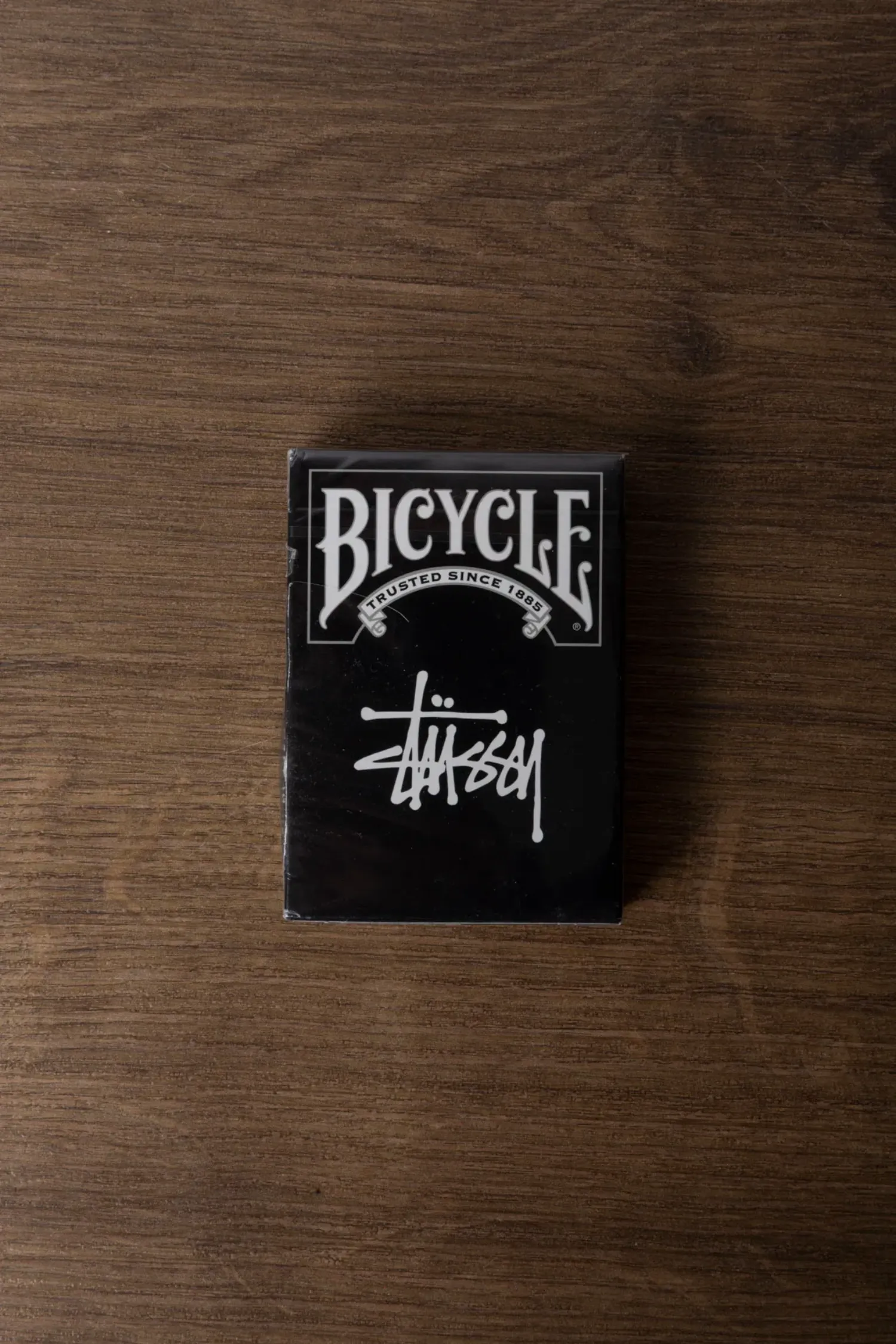 Bicycle x Stüssy Baralho Playing Cards Black — Near Mint, Novo