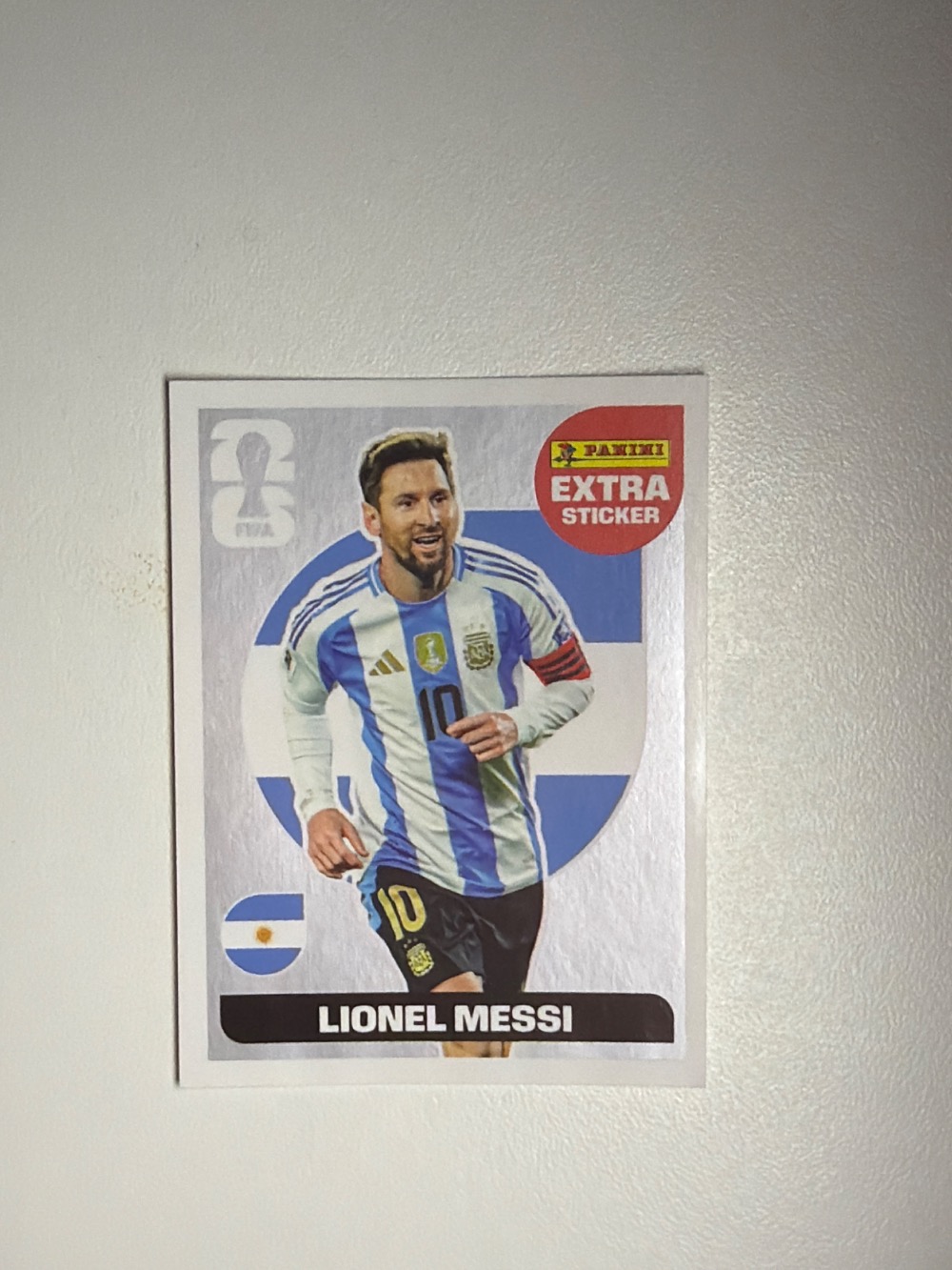 Figurinha Panini Lionel Messi Legend Prata FIFA World Cup 2026 — Único, Novo