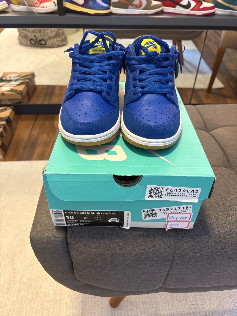 Boca Jr x Nike SB Dunk Low — 42, Novo