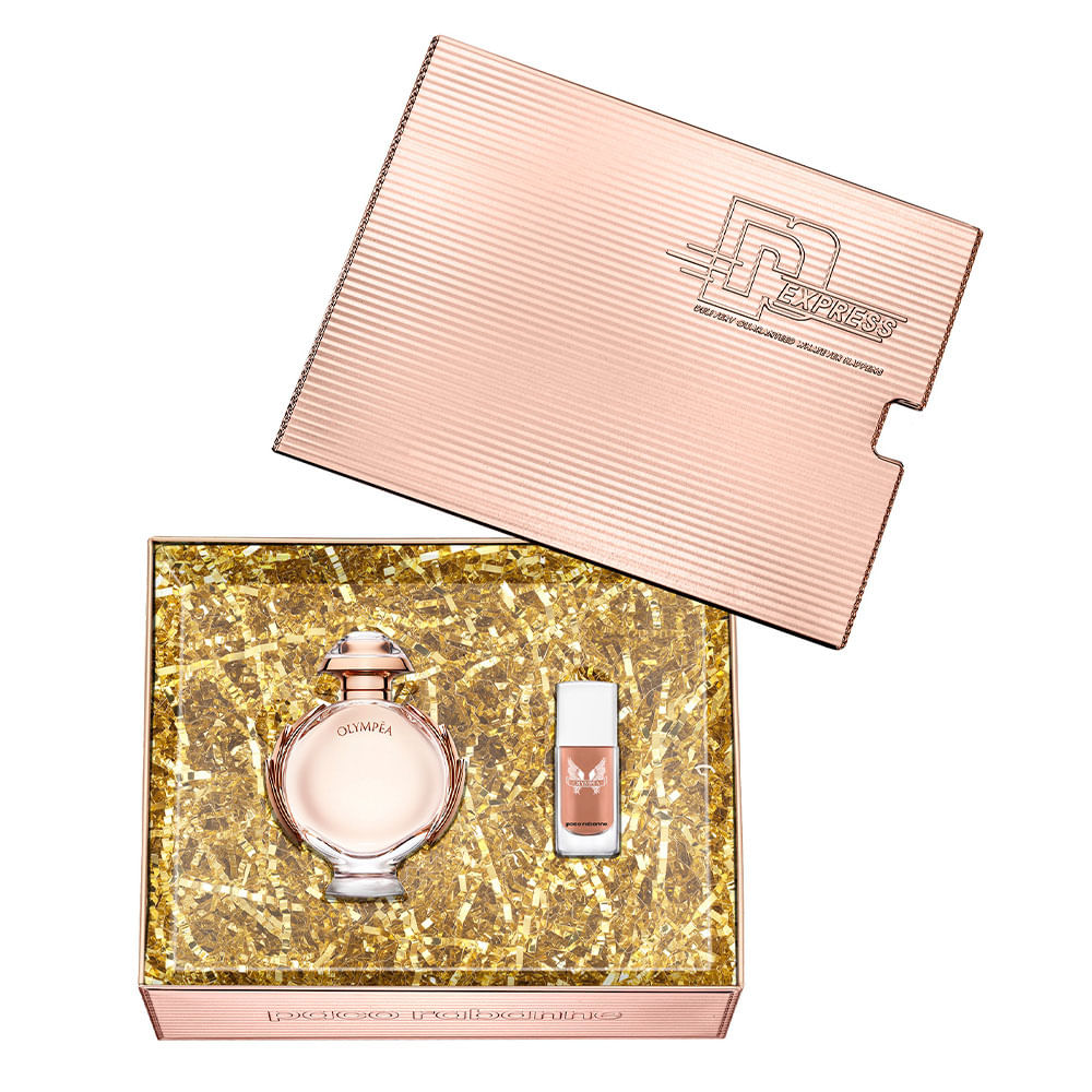 Kit Olympéa Eau de Parfum Rabanne - Perfume Feminino 50ml + Esmalte — Kit