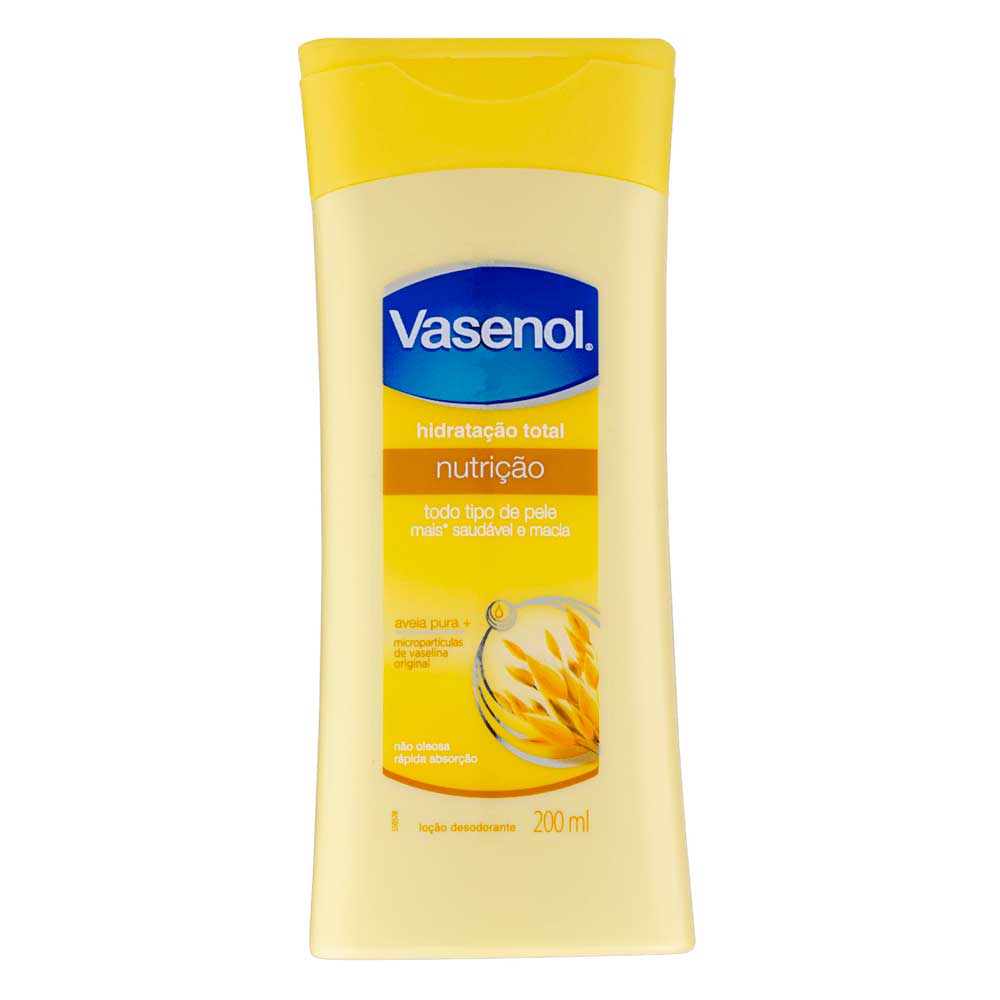 Loção Hidratante Corporal Vasenol Nutrição 200ml