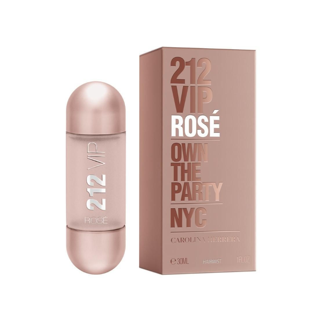 212 Vip Rosé Hair Mist Carolina Herrera Feminino 30Ml