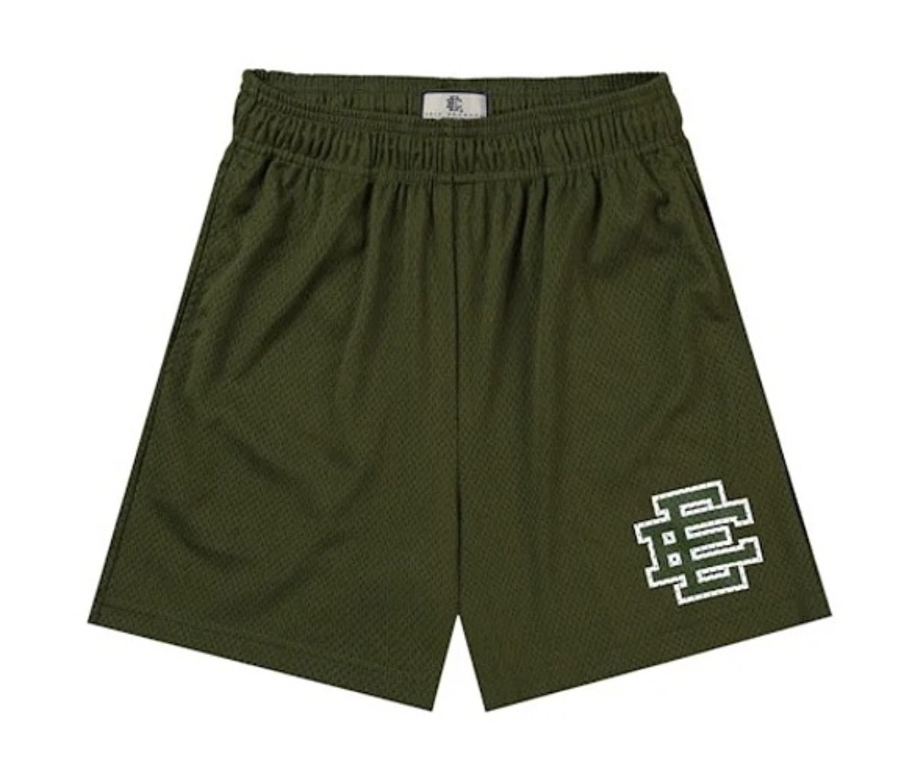 Shorts Eric Emanuel Baggy Green Olive — G, Novo