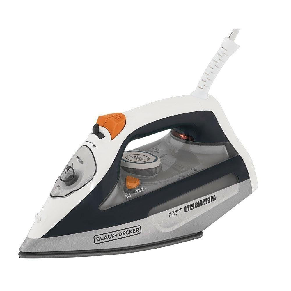 Ferro a Seco e a Vapor Black + Decker FX3100 1200W Branco Cinza 110V 110