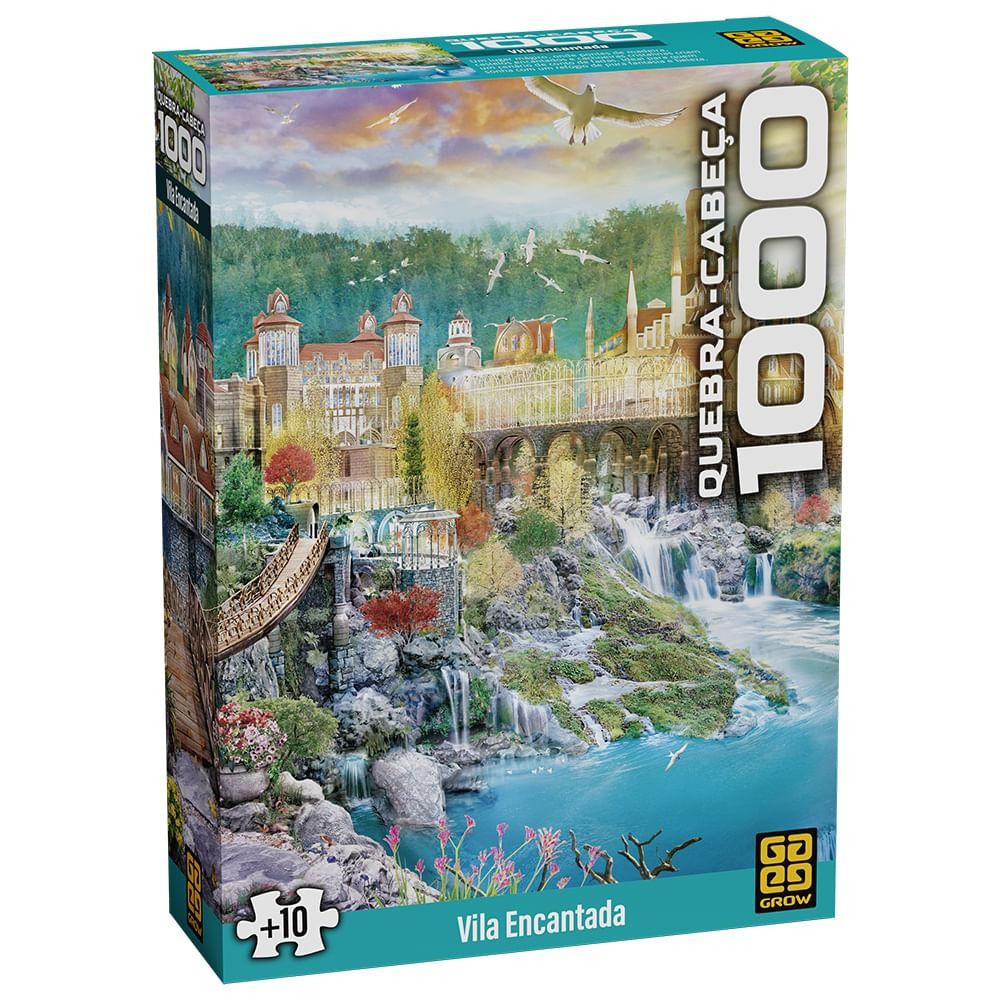 Quebra-cabeça 1000 peças Vila Encantada