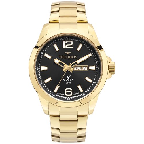 Relógio Technos Masculino Golf Dourado - 2105AU/1P