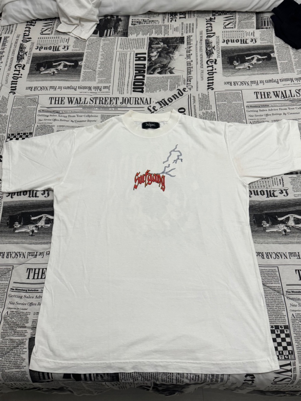 Camiseta Sufgang Cristal Ball Off White — G, Usado