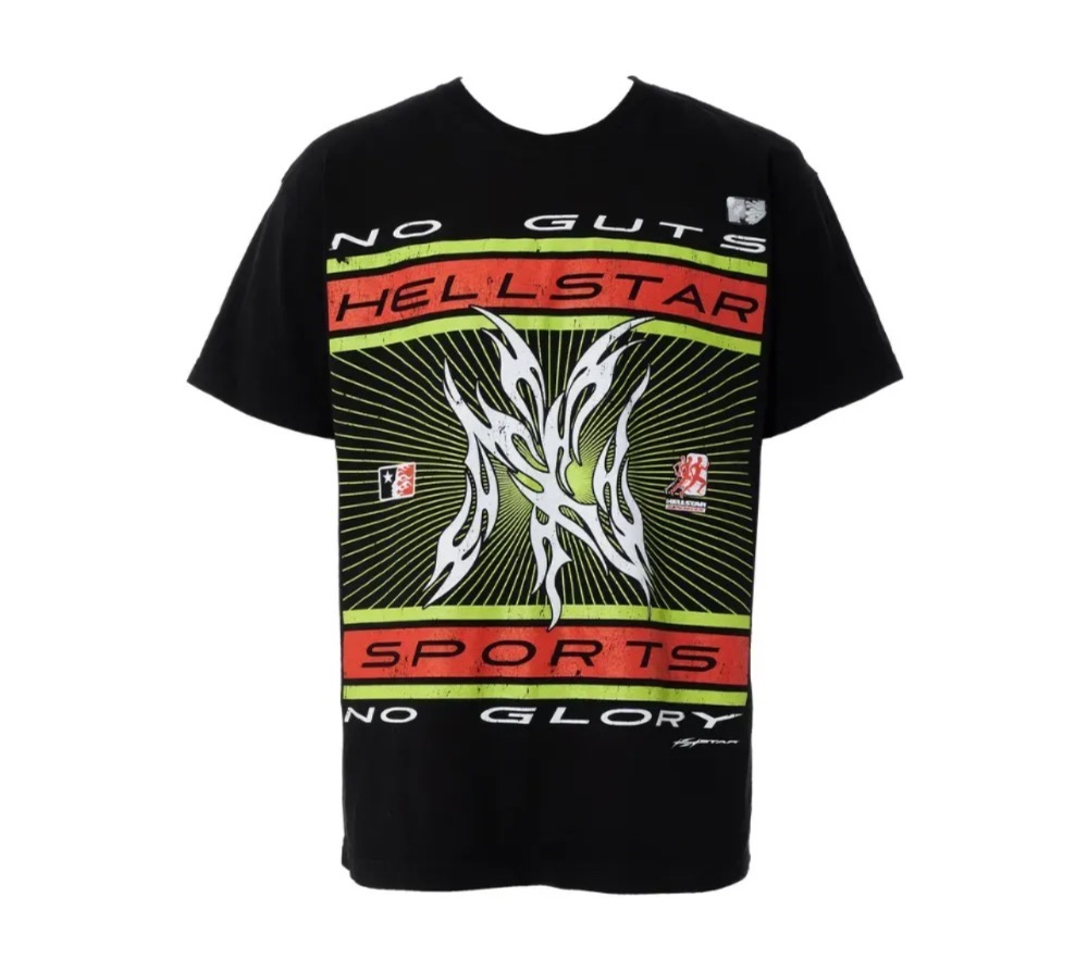 Camiseta Hellstar NY Tribal Sports Black — G, Novo