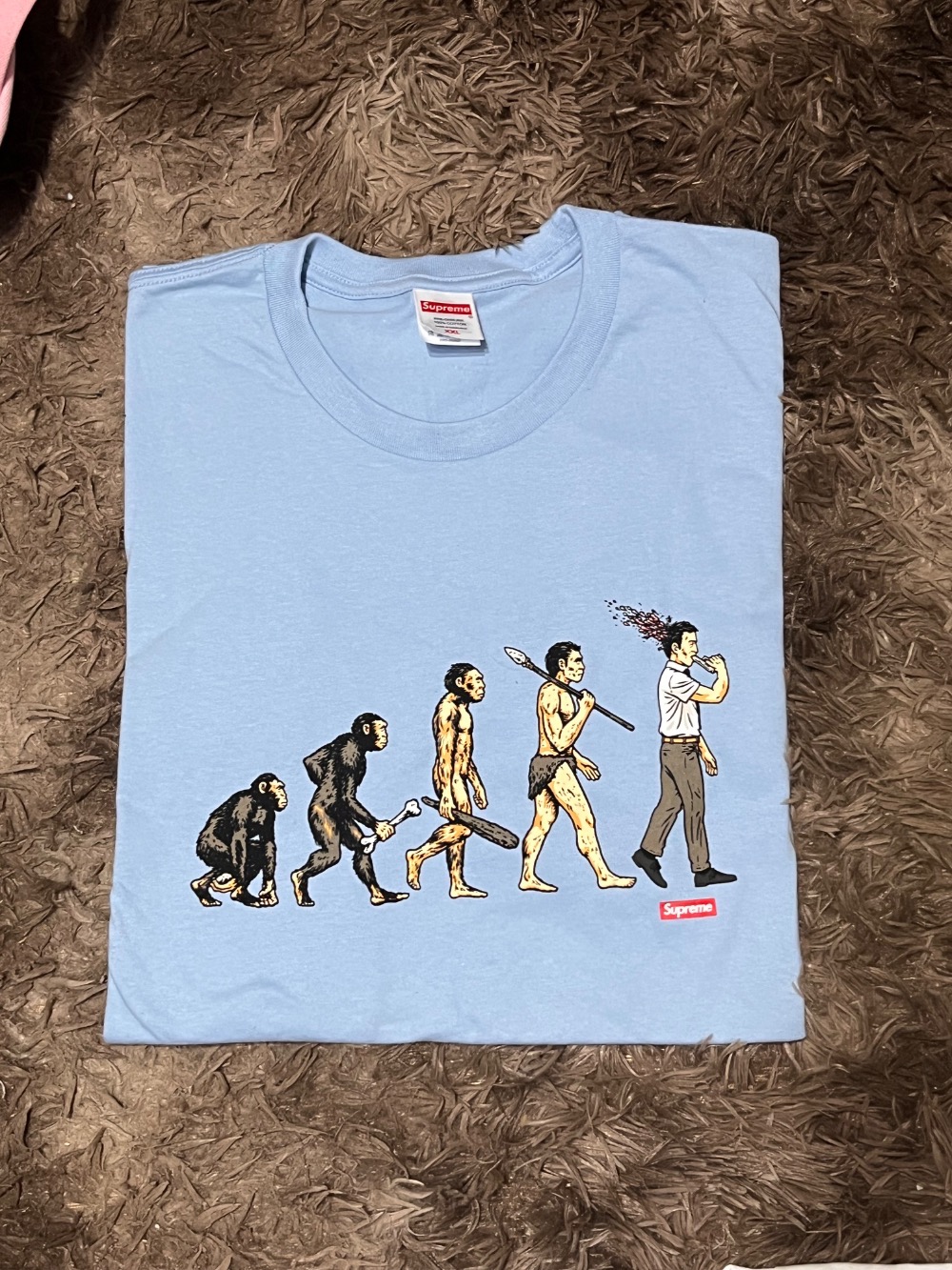 Camiseta Supreme Evolution Powder Blue SS26-W1 — XG, Novo