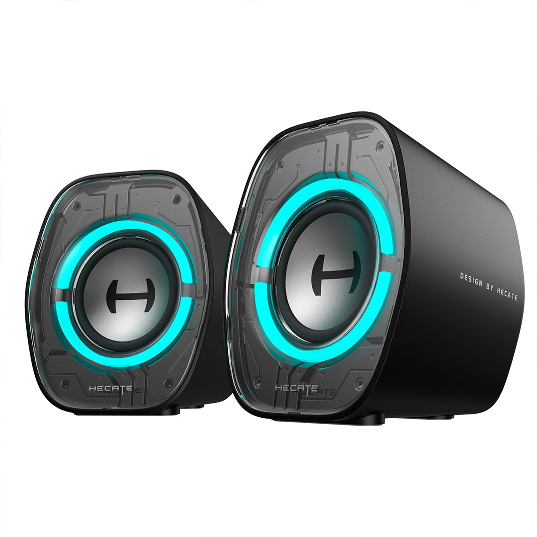Foto 2 de Caixa de som Para PC e Notebook 4W RMS, Bluetooth Para Setup, Hecate Edifier G1000 II - Preto
