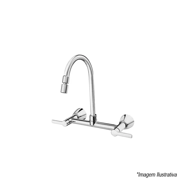 MISTURADOR COZINHA PAREDE GALI CR DOCOL