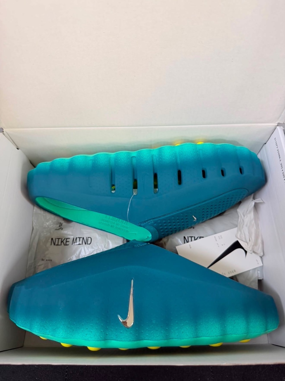 Nike Mind 001 Geode Teal Light Menta (Kit Seleção 2026) — 42, Novo