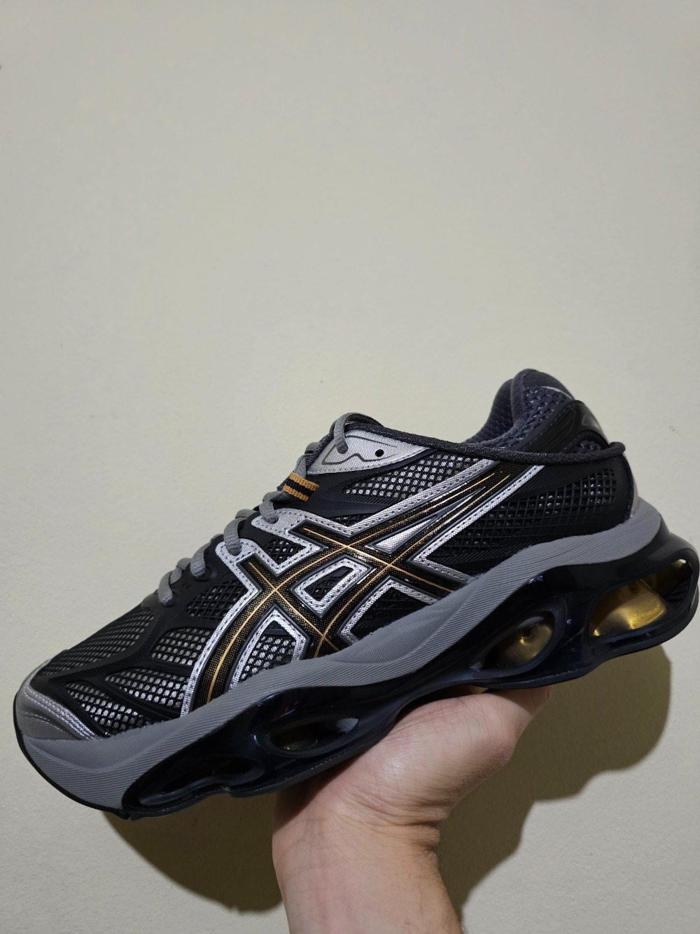 Asics Gel-Kinetic 2.0 Black Silver — 40, Novo