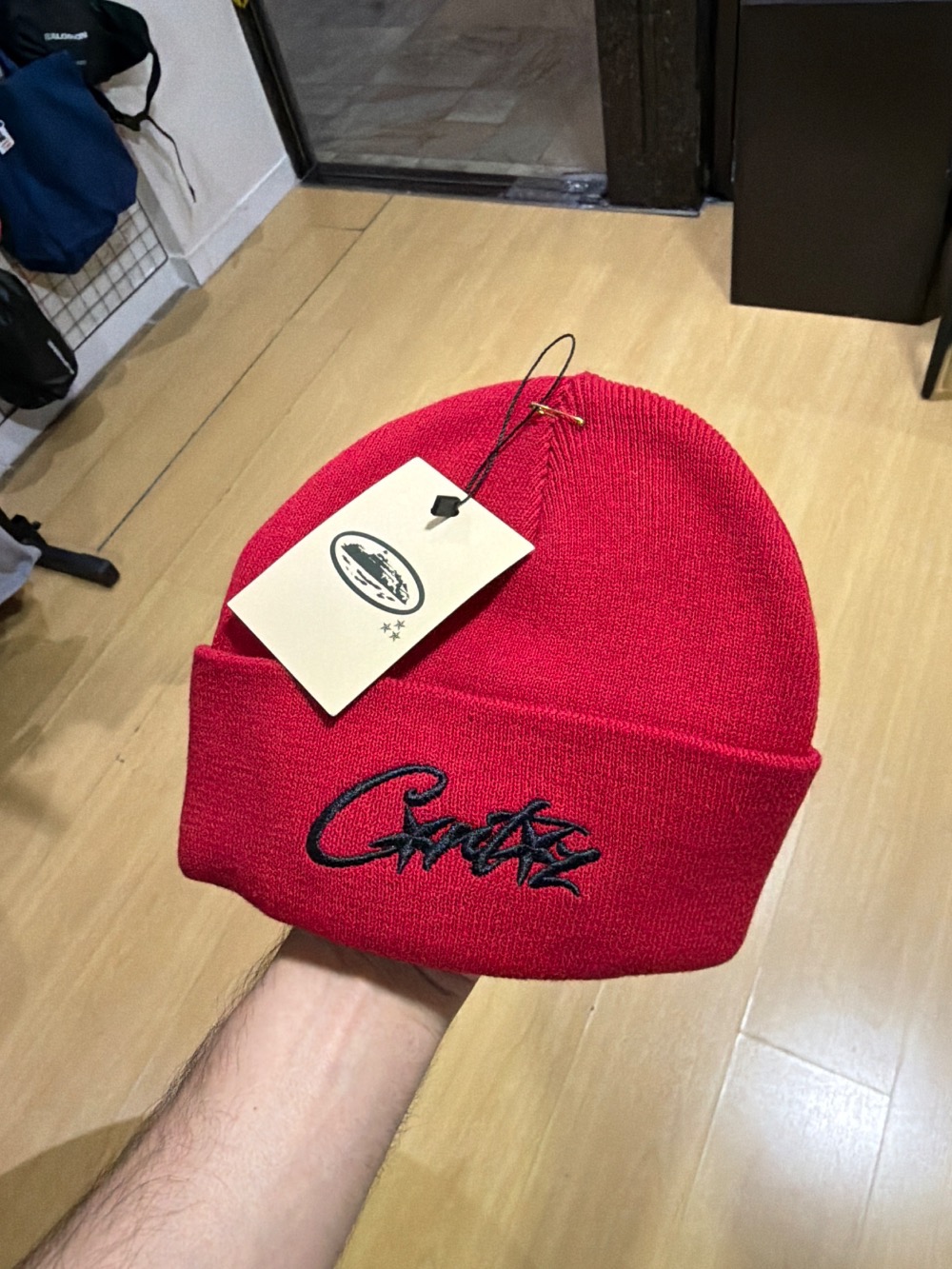 Touca Corteiz Allstarz Folded Red — Único, Novo