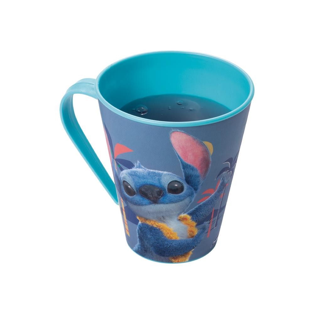 Caneca Stitch 1 Peça Sortido Ohana Disney 360 ml Plasútil