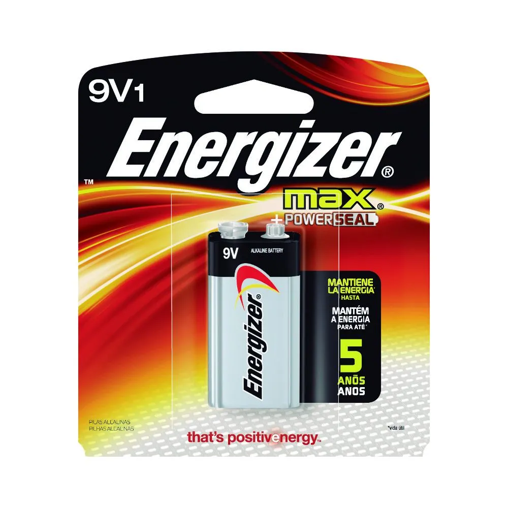 BATERIA 9V. ENERGIZER