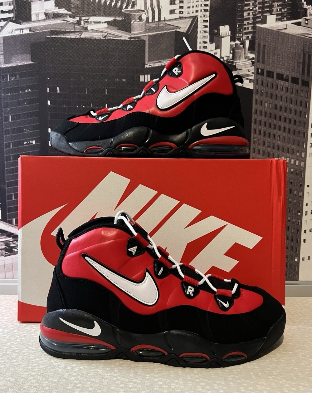 Nike Air Max Uptempo 95 Bulls — 38 / 39 / 39.5 / 40 / 40.5 / 41 / 42 / 42.5 / 43 / 43.5 / 44, Novo