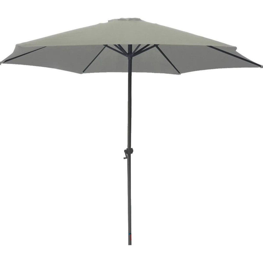 Ombrelone Central De Alumínio 2,70 Metros Importway Proteção Uv off white