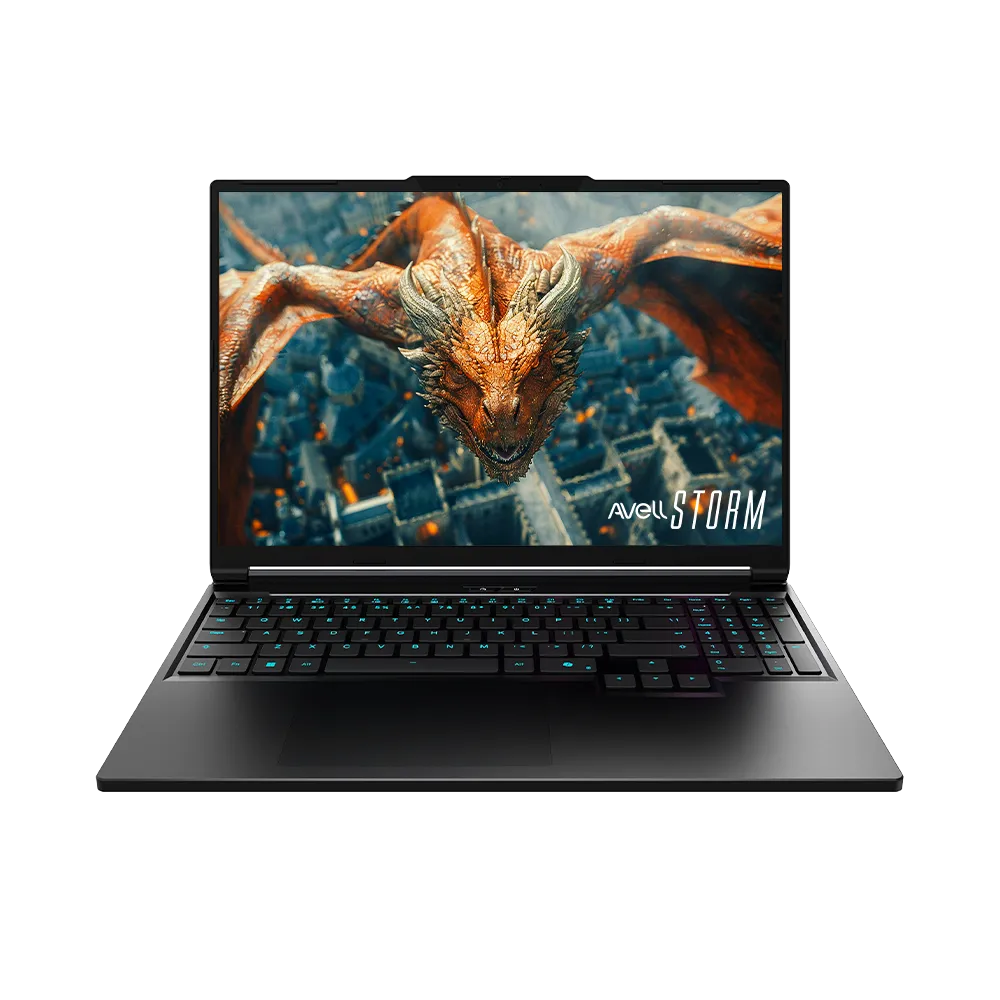 Notebook Avell STORM 560 — Intel Core i9-14900HX, RTX 5060 (8GB GDDR7), 16GB DDR5, SSD M.2 NVME 512GB, Sem sistema operacional