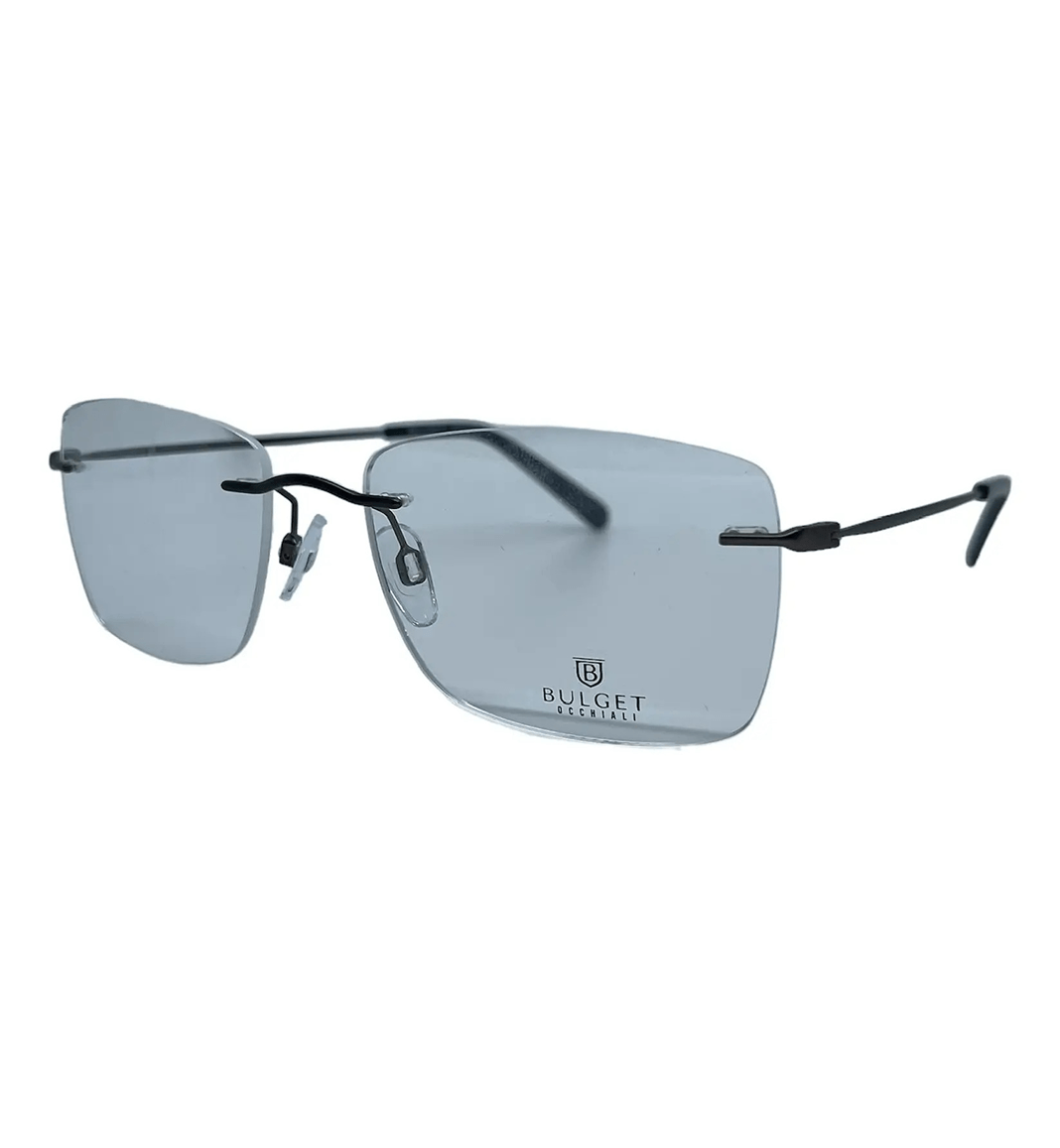 Foto 2 de Armação para Óculos de Grau Masculina Bulget BG2110M 01B Cinza