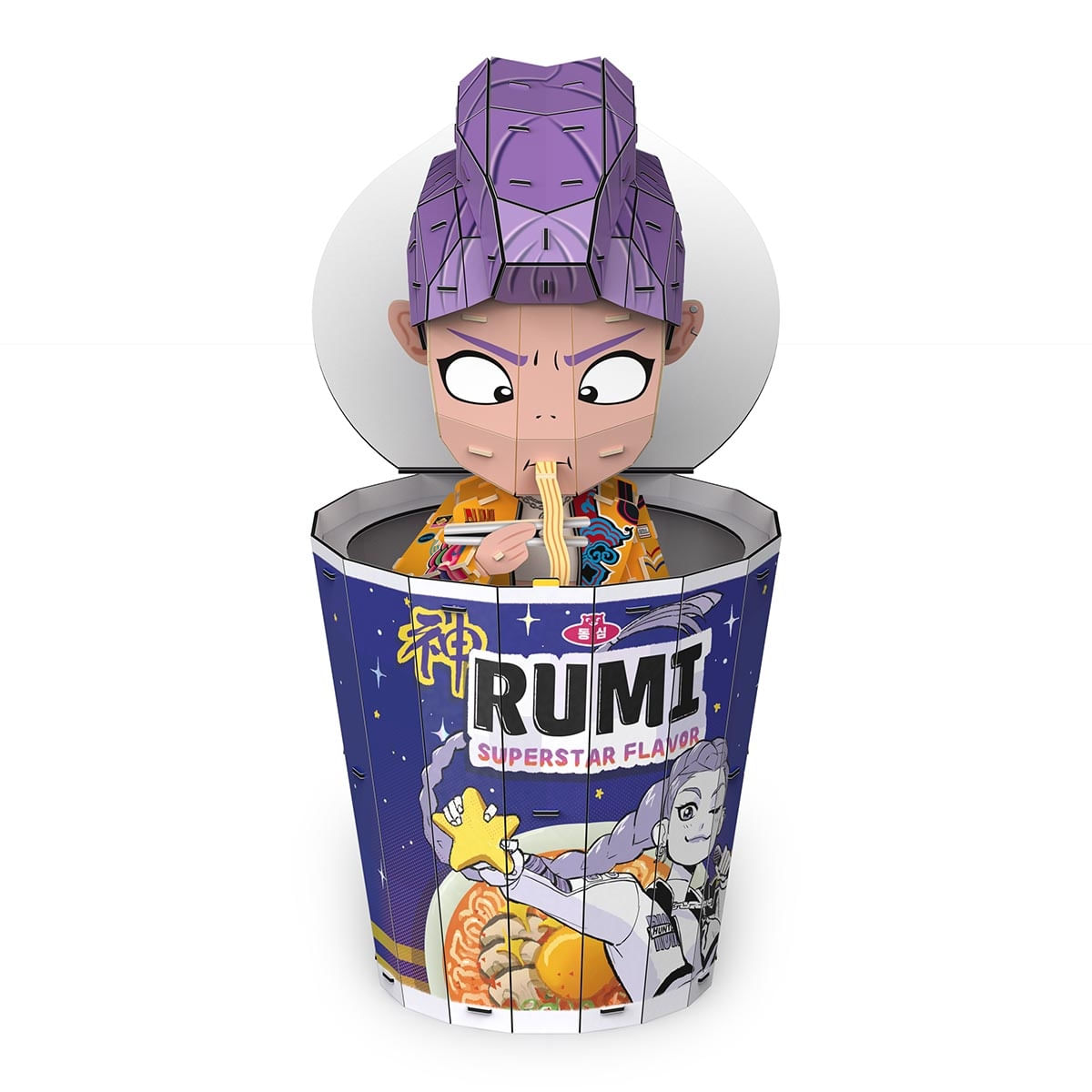 Foto 4 de Quebra Cabeça Lamen da Rumi - 4D Build Guerreiras do Kpop