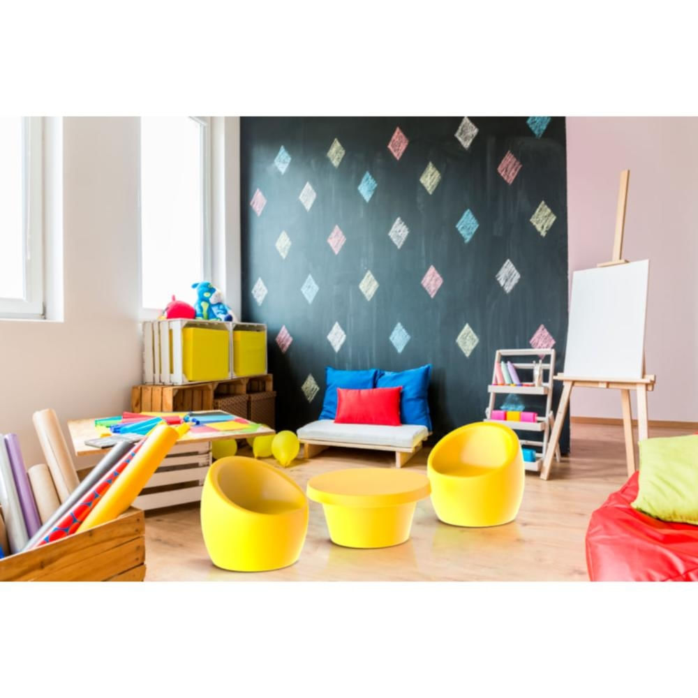 Foto 2 de Mesa de Centro Infantil Tramontina Cona em Polietileno Rosa