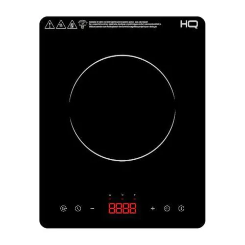 Cooktop Indução 1 Boca Portátil 2000W Preto 220V