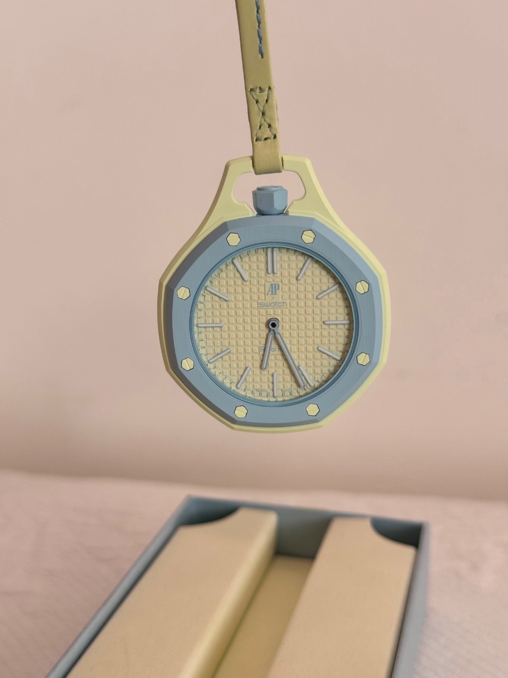 Audemars Piguet x Swatch Relógio Royal Pop BLAUE ACHT Green 40 mm — Único, Novo