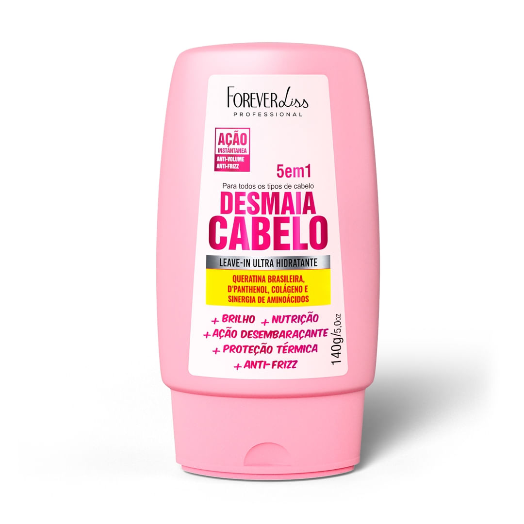 Leave-In Desmaia Cabelo 5 Em 1 Forever Liss 140g — Leave-In Desmaia Cabelo 5 Em 1 Forever Liss 140g 1Un
