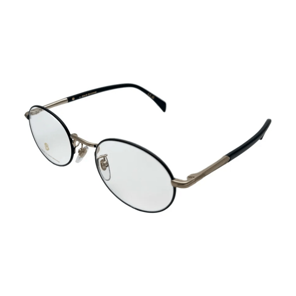 Armação para Óculos de Grau Masculina David Beckham DB 1203 RHL Dourado e Preto
