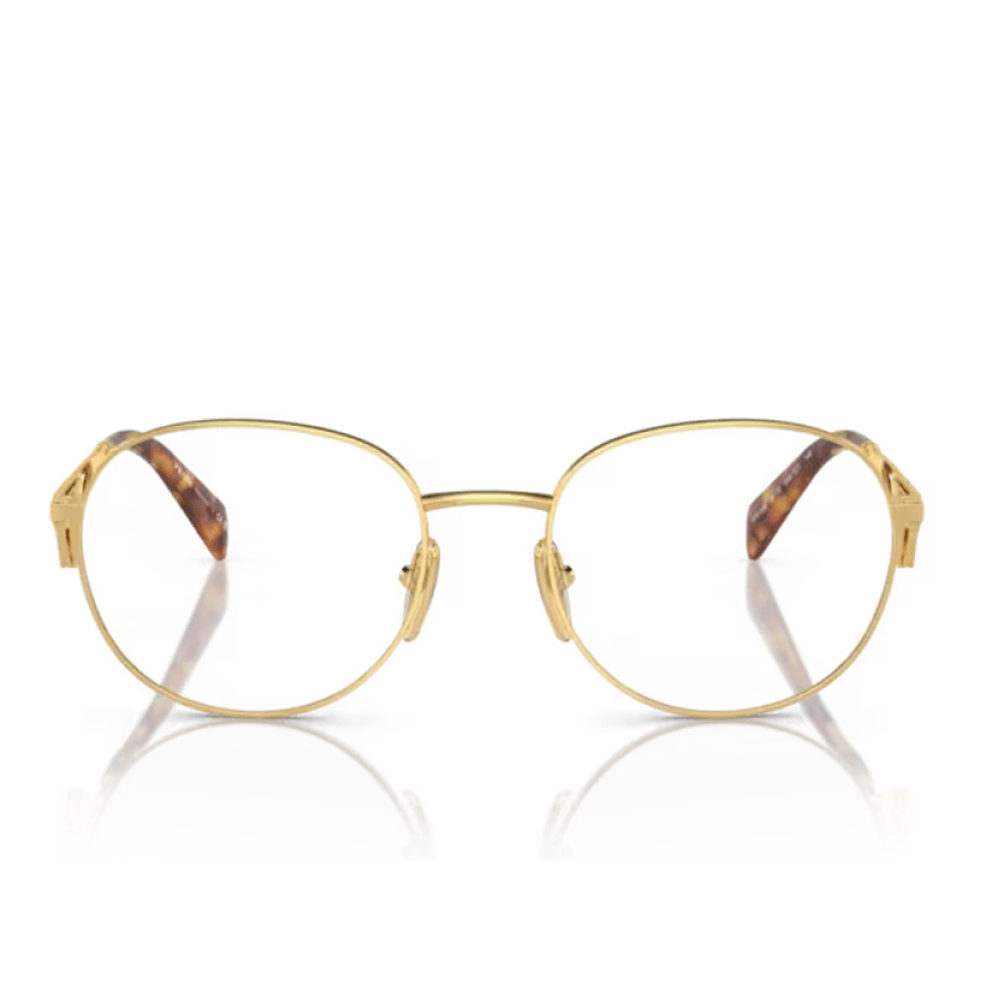Armação para Óculos de Grau Feminina Prada PR A50V Dourado