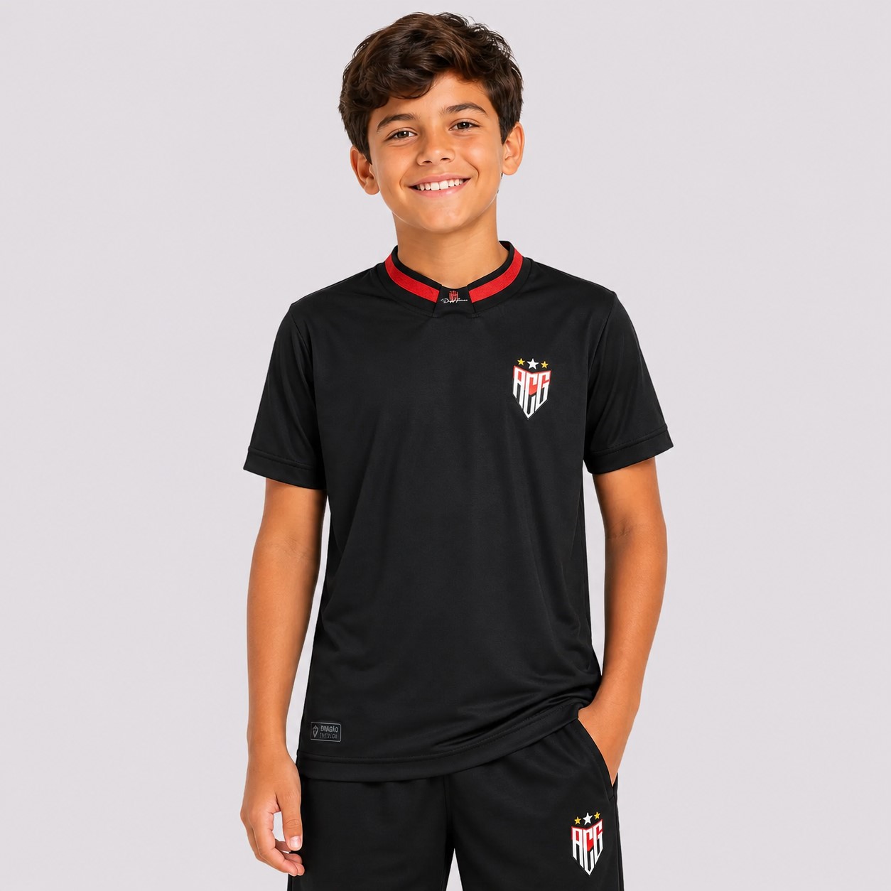 Camisa Dragão Premium Atlético Goianiense Concentração 2024 Juvenil