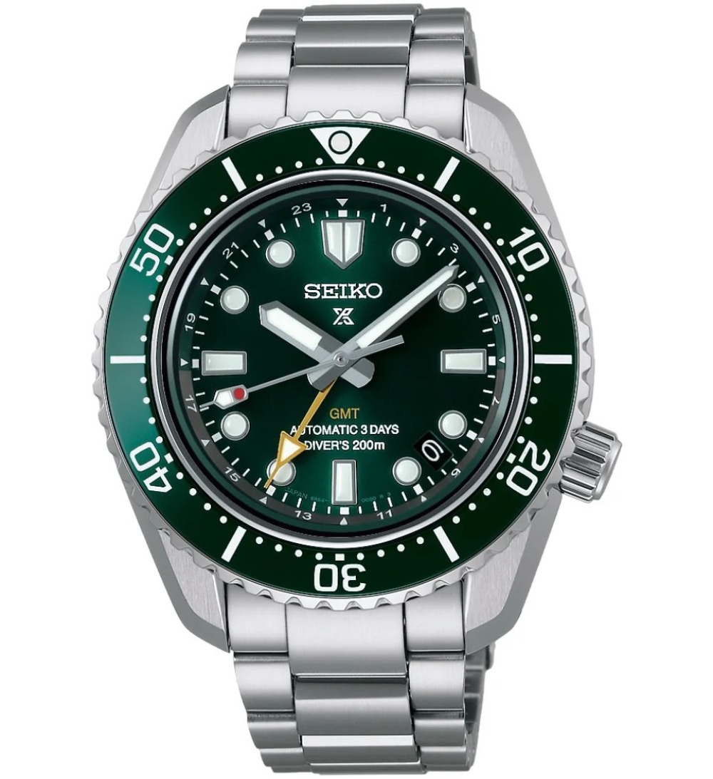 Relógio Seiko Prospex 1968 GMT Green 42 mm — Único, Novo