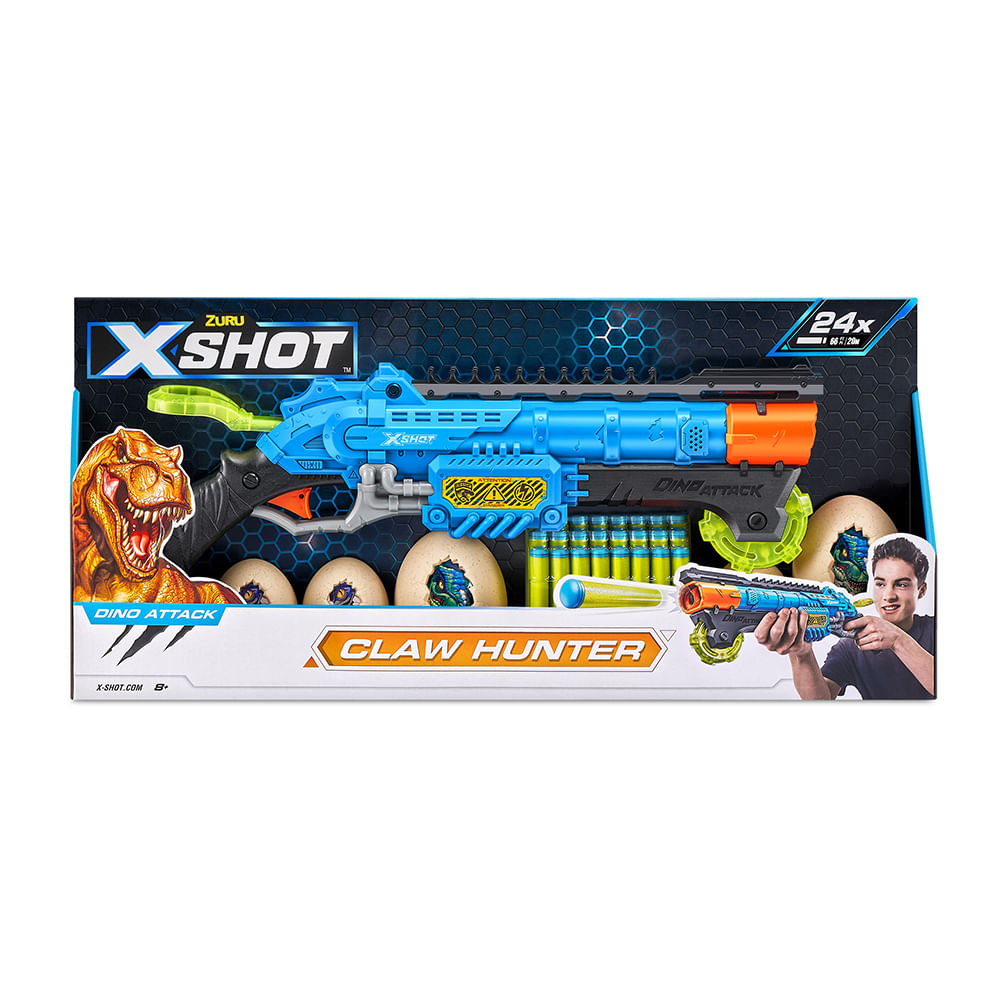 Foto 4 de Lançador de Dardos X-Shot Dino Attack - Claw Hunter Azul