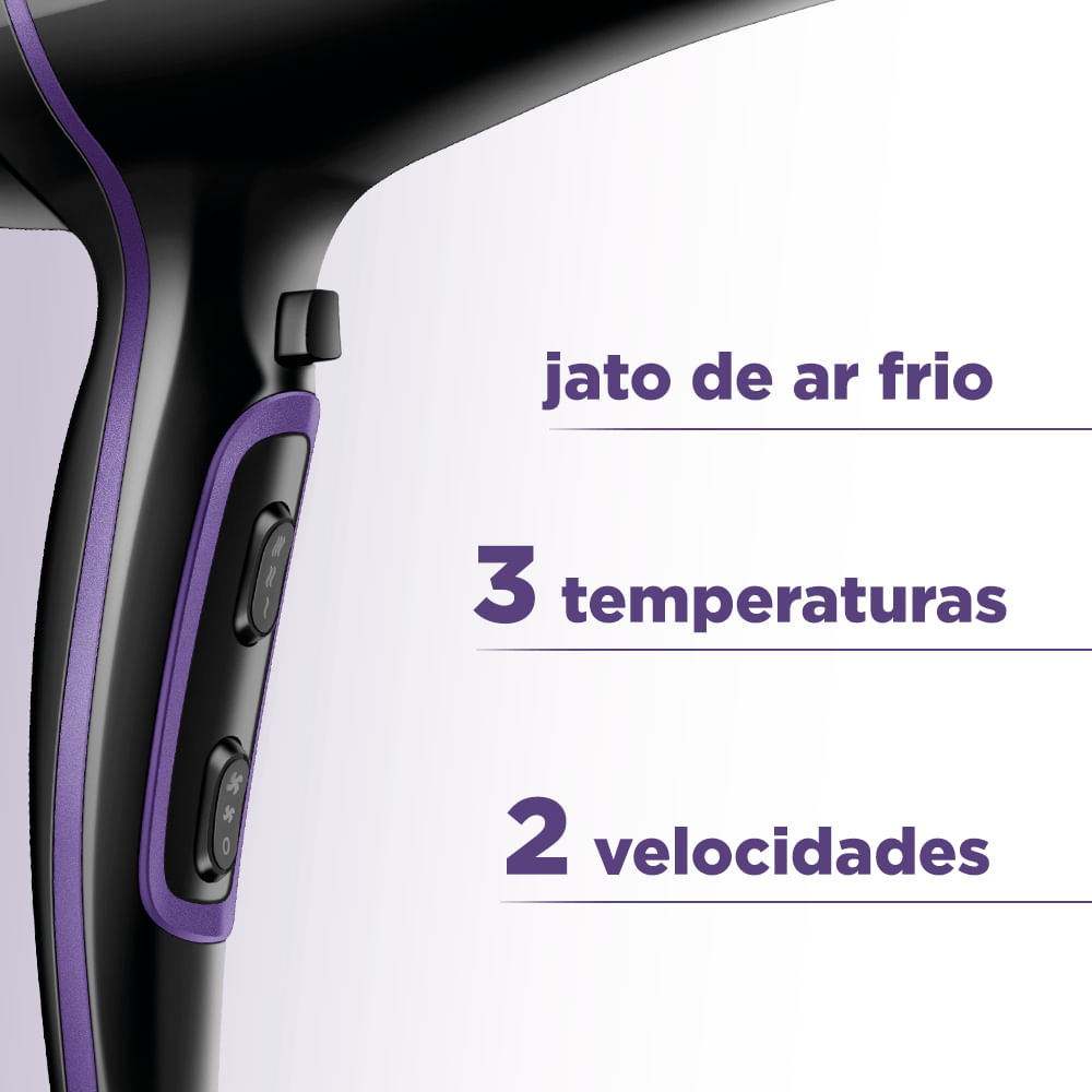 Foto 4 de Secador de Cabelos Mondial Preto SCN-01 110