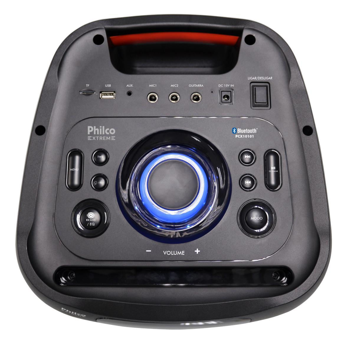 Foto 5 de Caixa de Som Philco Extreme Flash Lights 2000W PCX10101 Bivolt