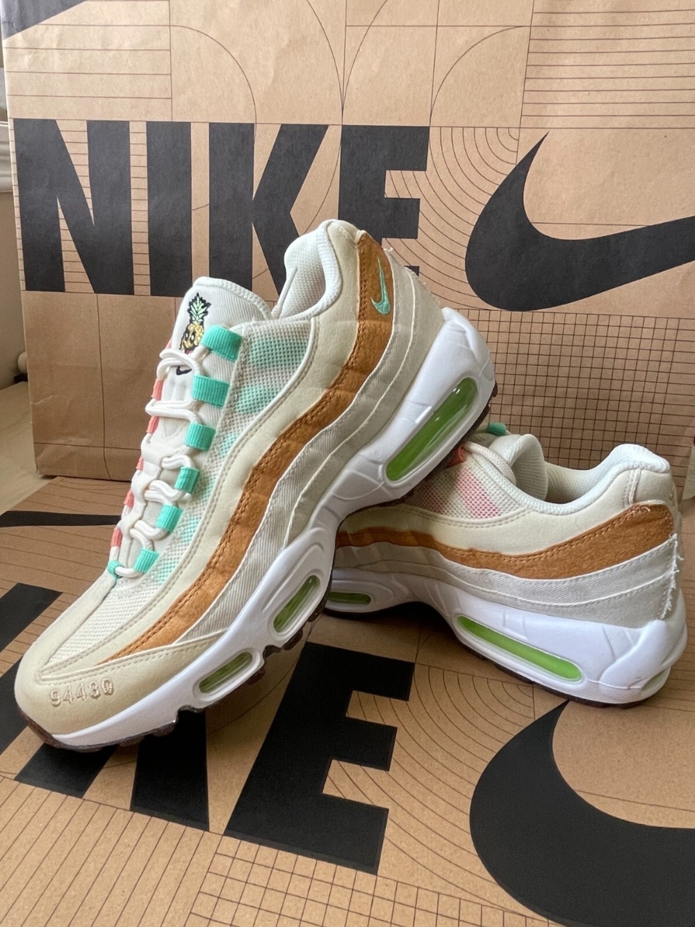 Nike Air Max 95 NRG Happy Pineapple Cream — 40 / 40.5 / 42 / 44, Novo