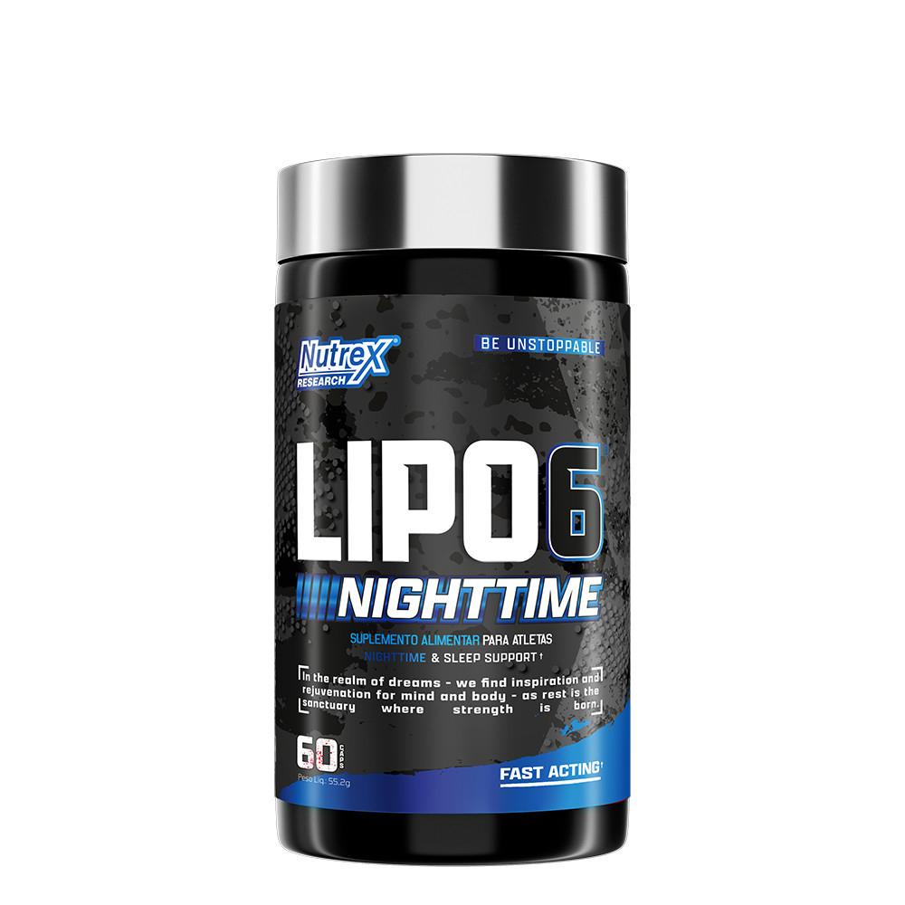 Termogênico Lipo-6 Night Time 60 cáps - Nutrex Research