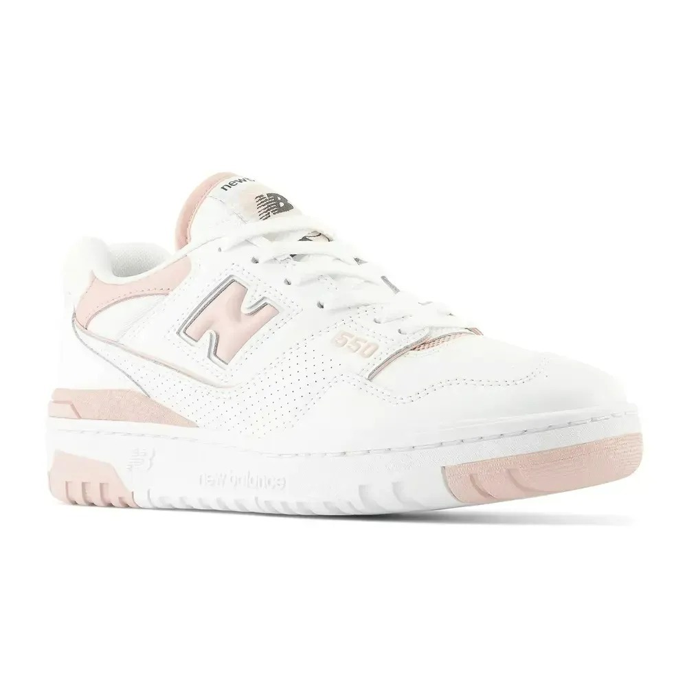 New Balance 550 White Pink Sand Feminino — 34 / 35 / 35.5 / 37 / 37.5 / 38 / 39 / 39.5 / 40, Novo