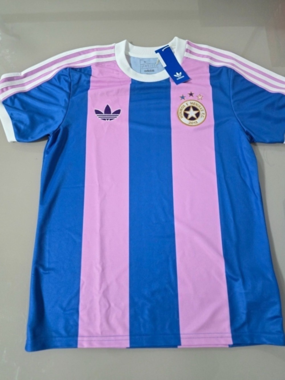 Jão x adidas Camiseta Meninos E Meninas F.C. Blue Bliss Lilac — M, Novo