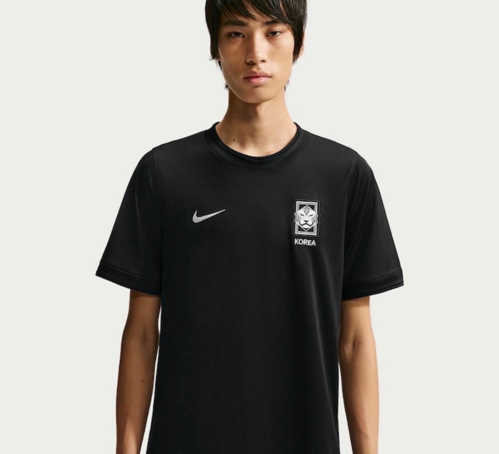 PEACEMINUSONE x South Korea x Nike Camiseta KFA Academy Pro Football Black — P, Novo