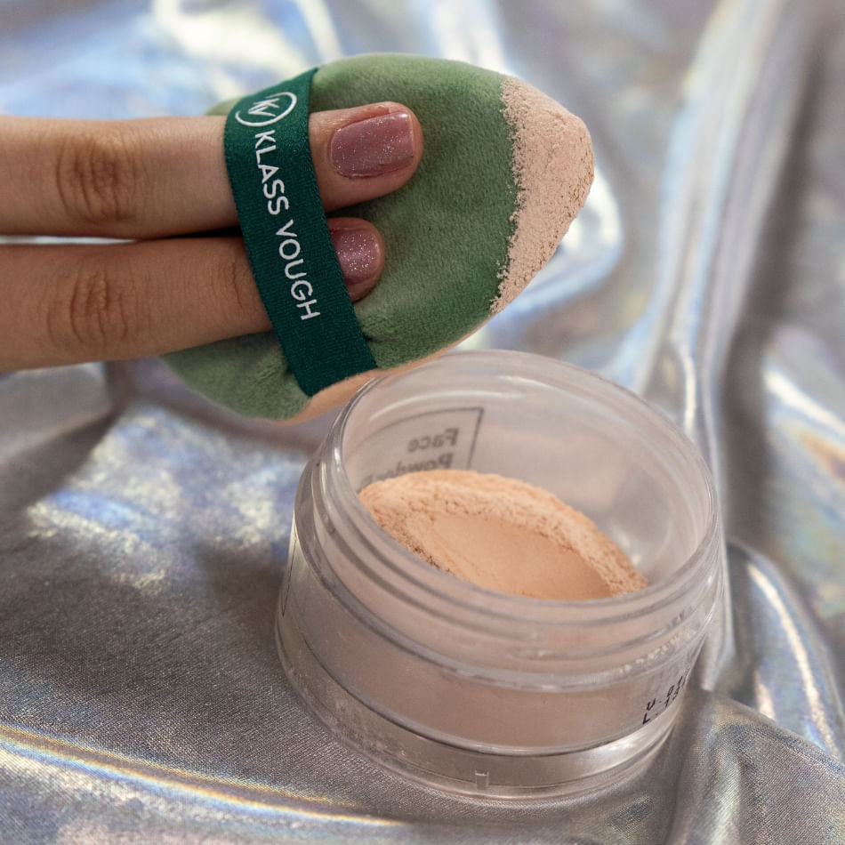 Foto 4 de Esponja Blend Master Dupla Face para Pó Aveludada em Silicone Klass Vough