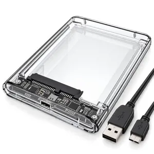 (R$ 10,79 +por-) Case para HD / SSD Externo 2.5 SATA, Adaptador Portátil USB 2.0