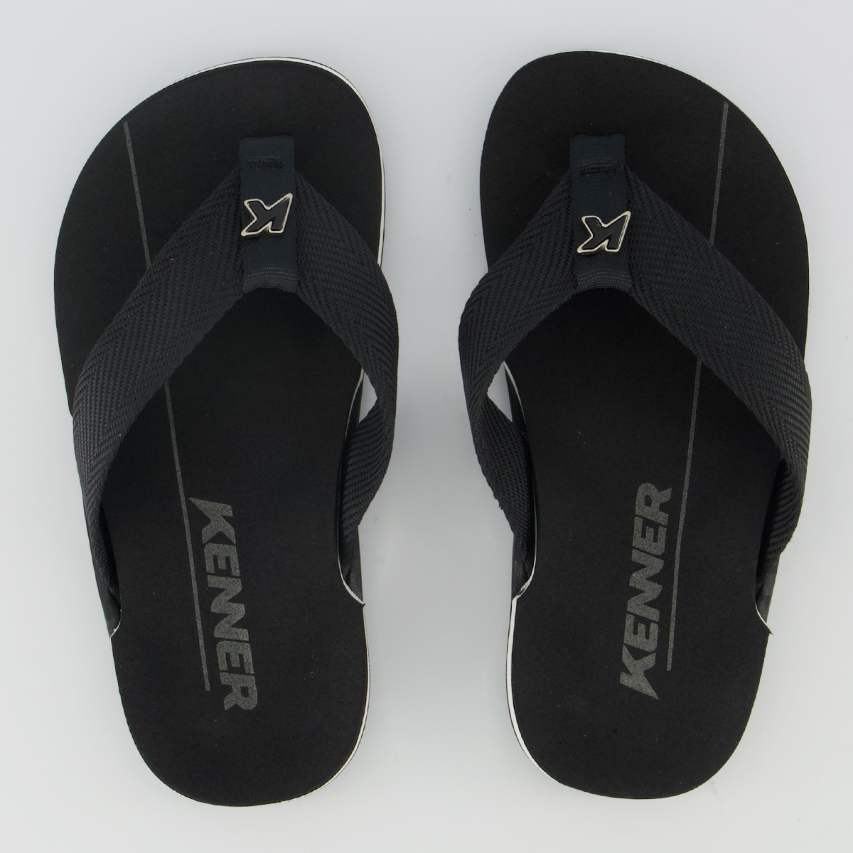 Chinelo Kenner NK6 pro Infantil Preto