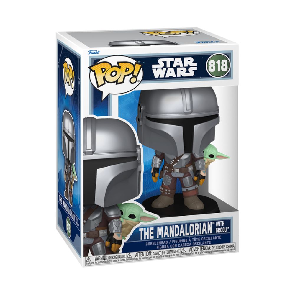 Foto 2 de Boneco Funko Pop! Star Wars Mandalorian e Grogu Mandalorian